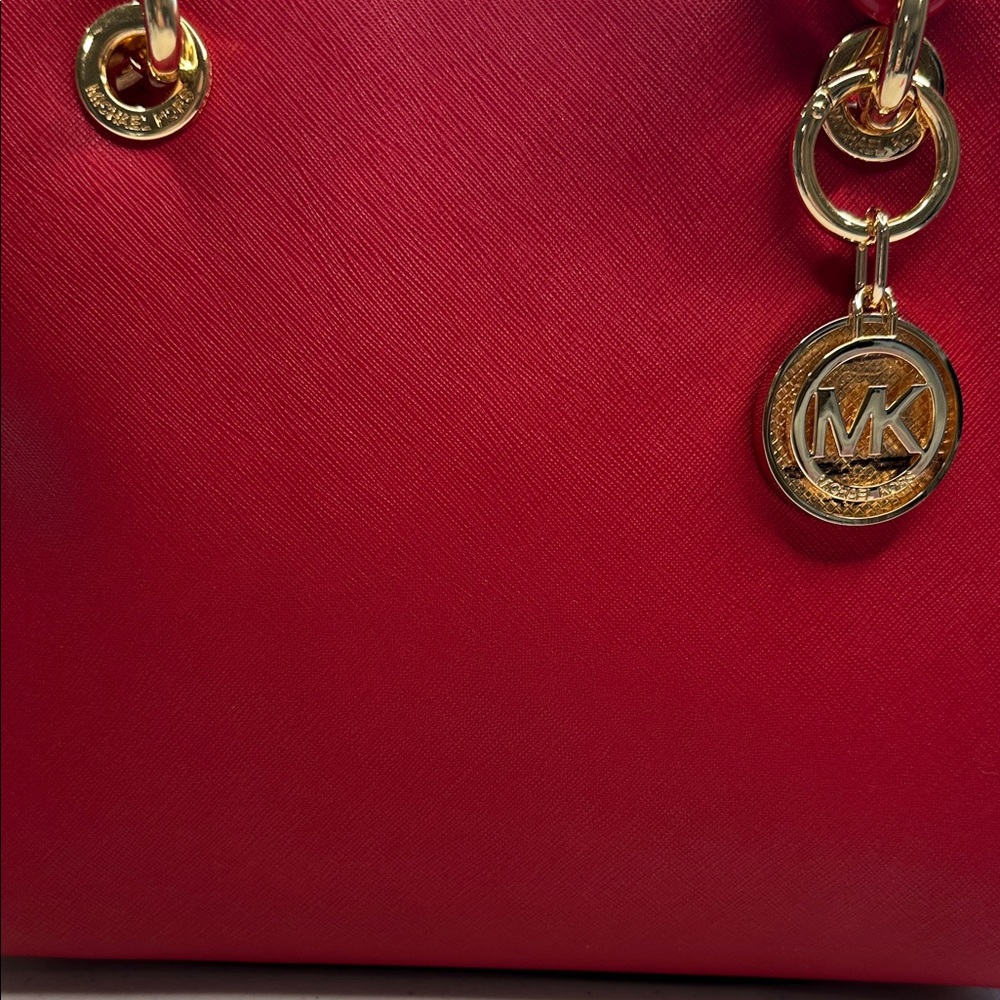 Michael Michael Kors Cynthia Small Cherry MSRP $298 - Picture 11 of 16